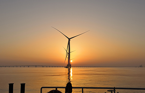 舟山嵊泗海上風(fēng)電場(chǎng)項(xiàng)目全容量成功并網(wǎng)