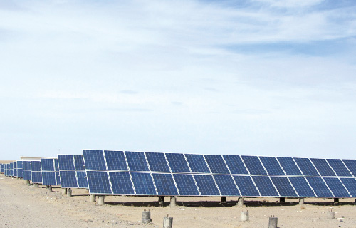 中科光電格爾木10MW并網(wǎng)光伏電站