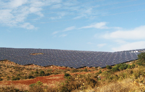 云南大唐國際賓川老鷹巖30MW并網光伏站