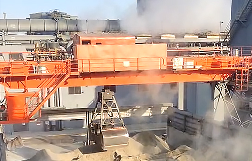 津西鋼鐵抓沙機(jī)項(xiàng)目