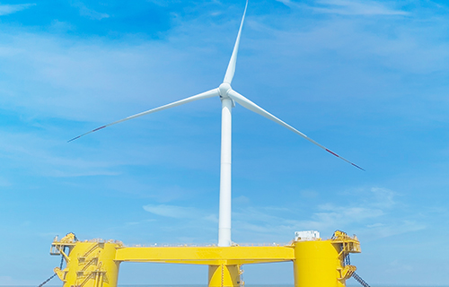 漂浮式海上風電機組“扶搖號”